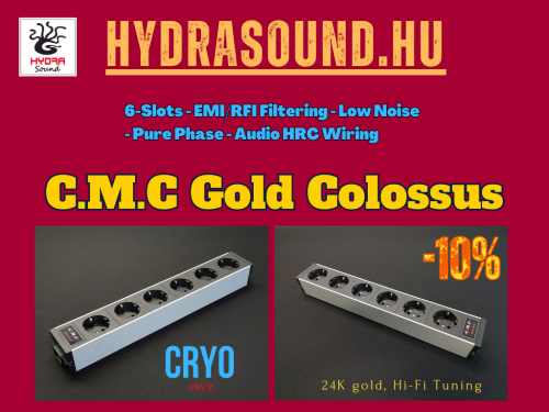 Hydra6 C.M.C – Gold Colossus hálózati elosztó
